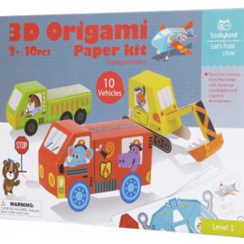 LT030-3D Origami Paper Kit-Transportations